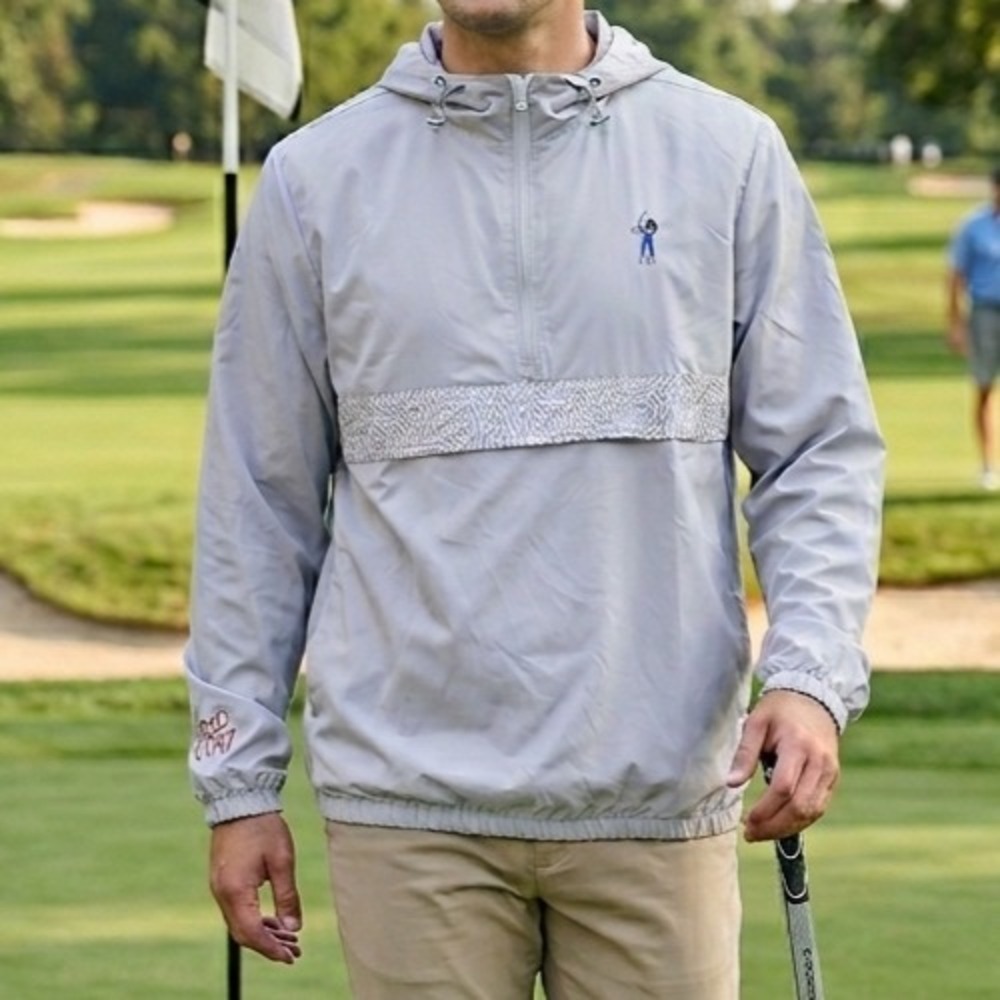 NWT Eastside Golf Mens Quarter-Zip Anorak Jacket Medium Lightweight Athleisure